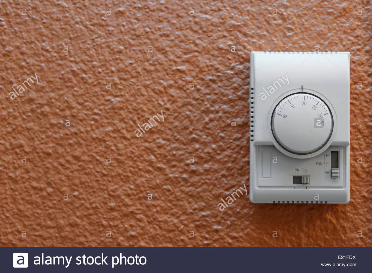 Air conditioning control panel on wall Stock Photo, Royalty Free Image 70104886 Alamy