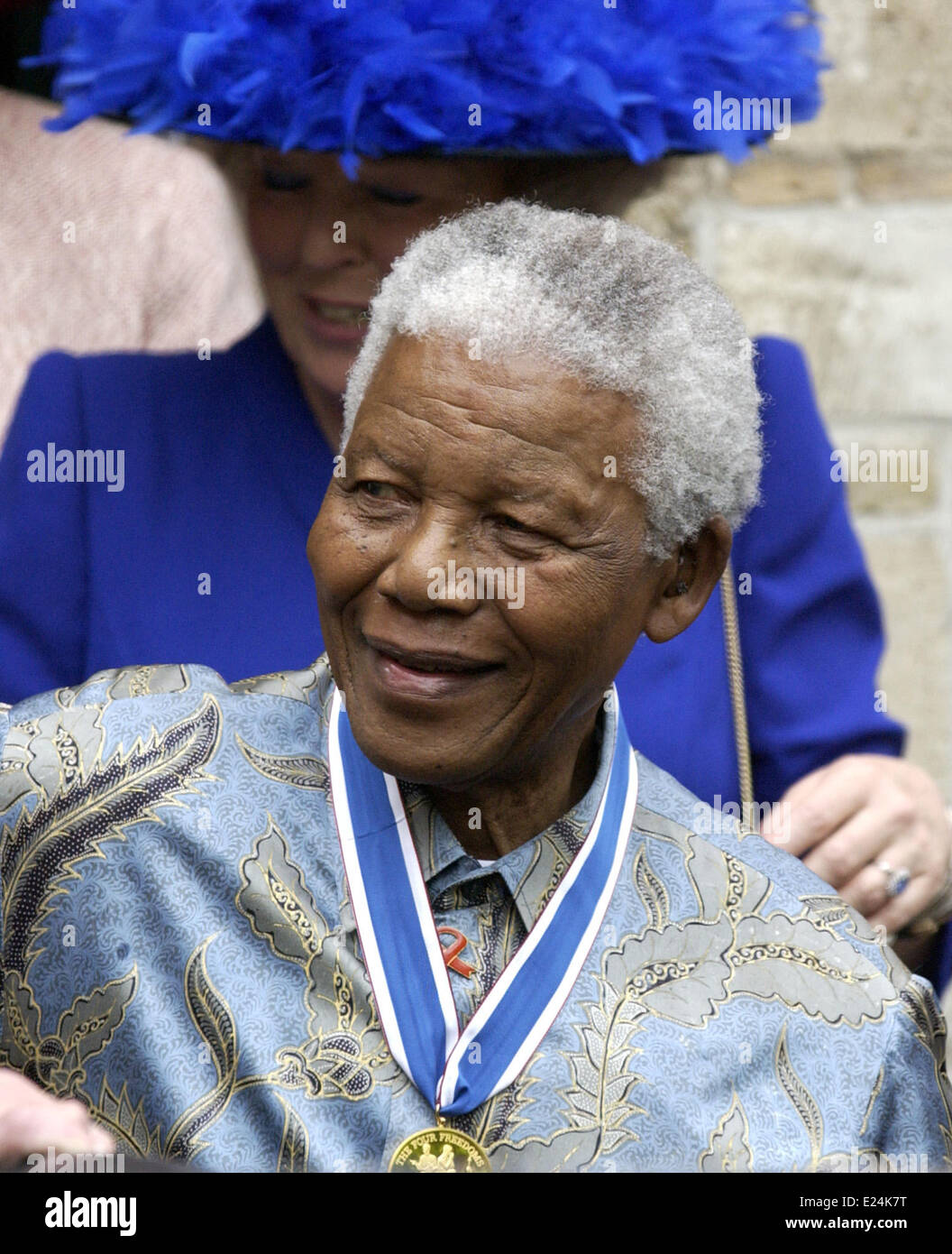 Nelson Mandela at Four Freedom Awards in Middelburg. Middelburg, The