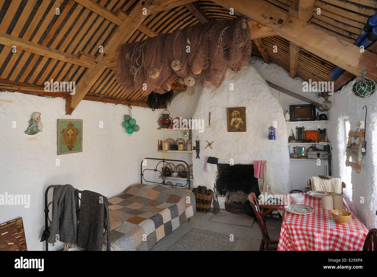 Ireland, County Donegal, Glencolumbkille (Glencolmcille), Folk Stock