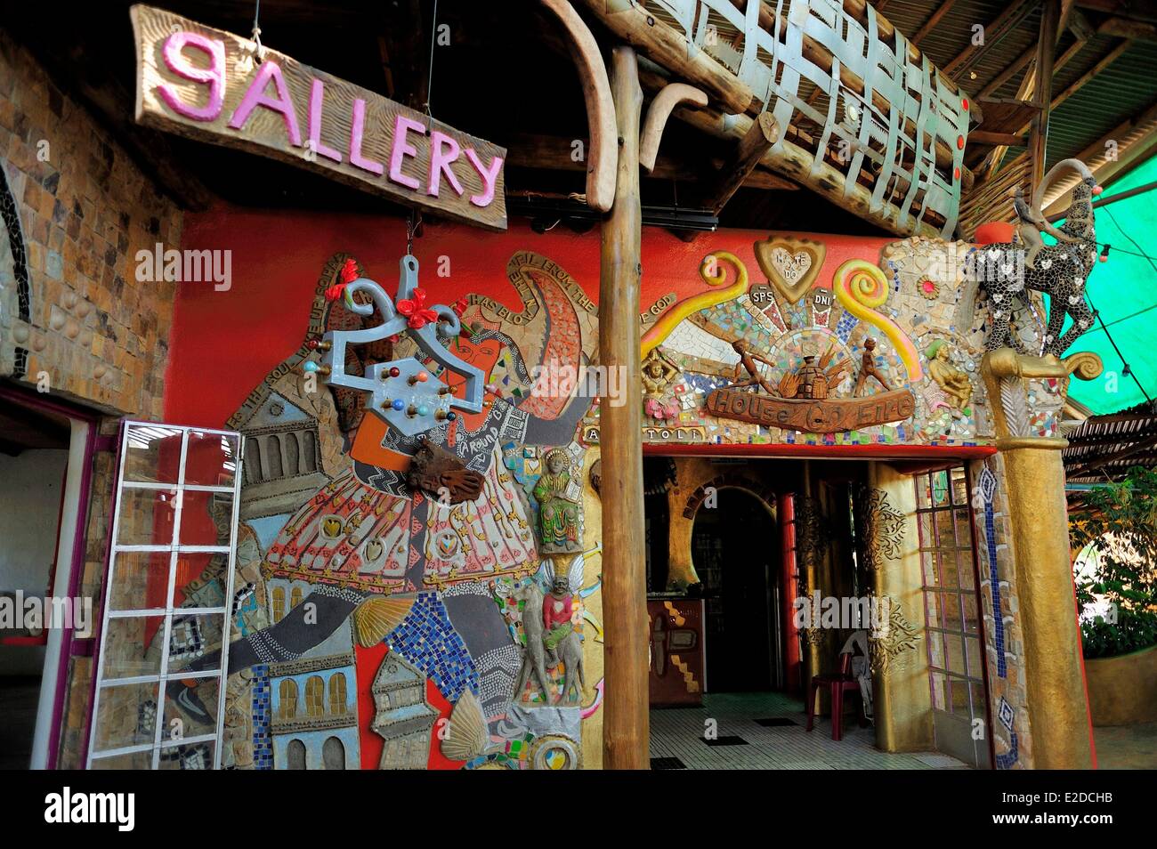 Swaziland Manzini district Malkerns valley the theater and art Stock