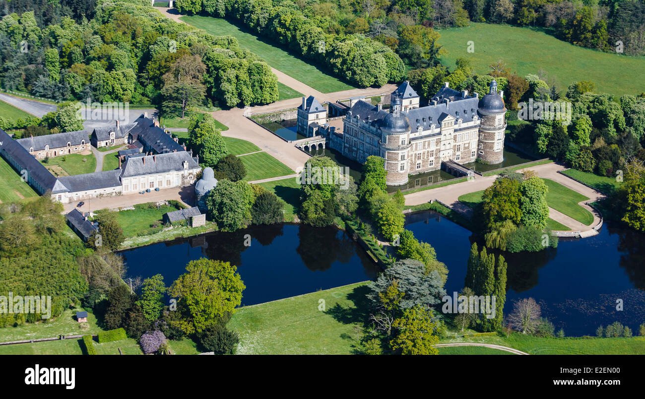 France, Maine et Loire, Saint sur Loire, Chateau de Serrant Stock Photo, Royalty Free