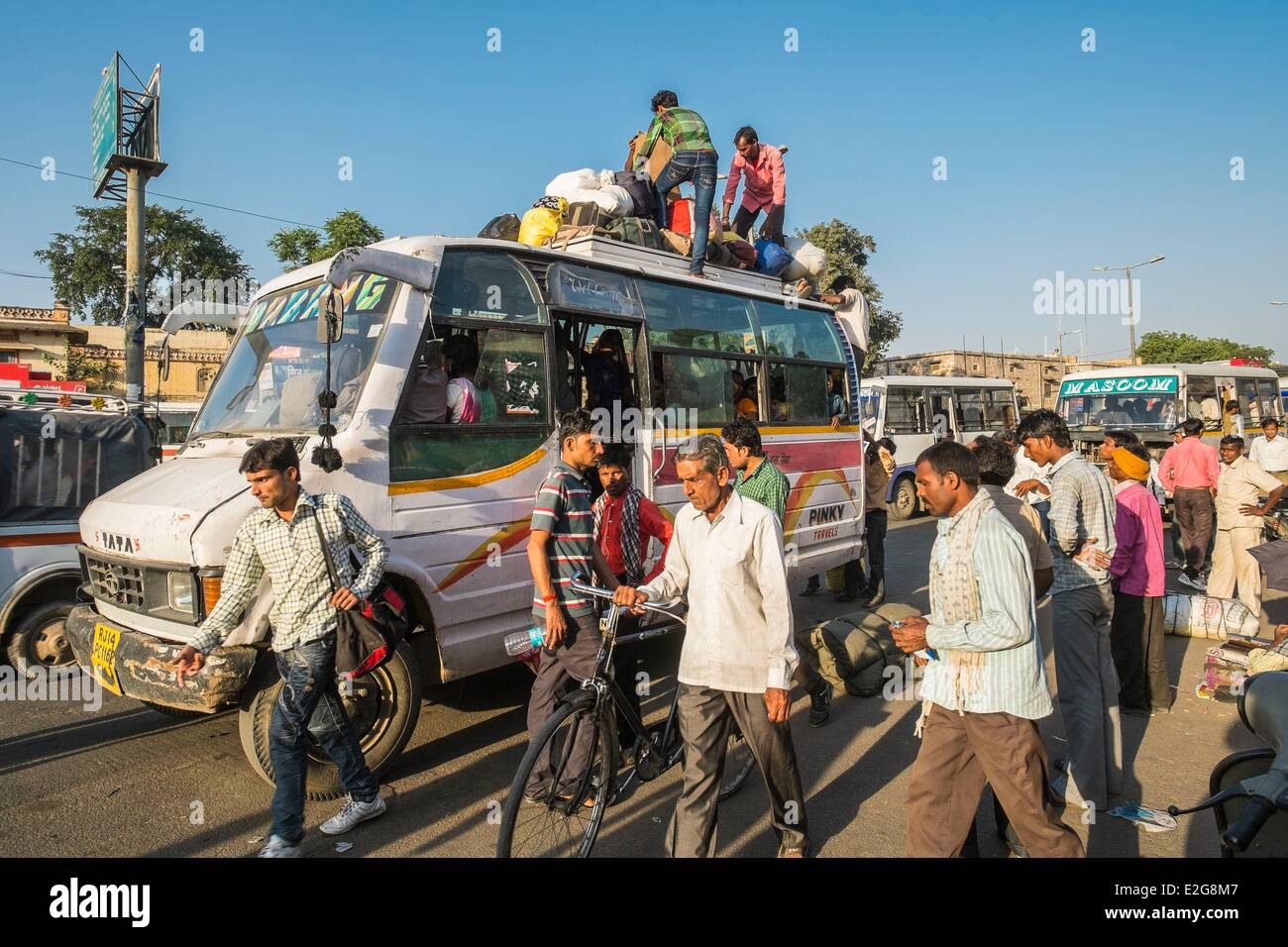 India Rajasthan State Jaipur local transport Stock Photo 70428855 Alamy