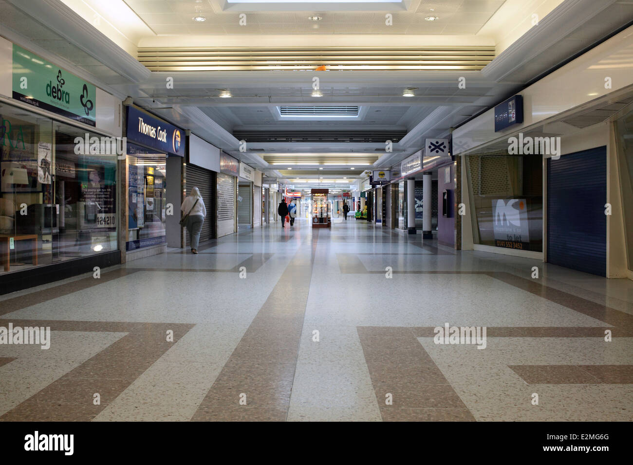 The East Kilbride shopping centre, East Kilbride, Scotland Stock Photo