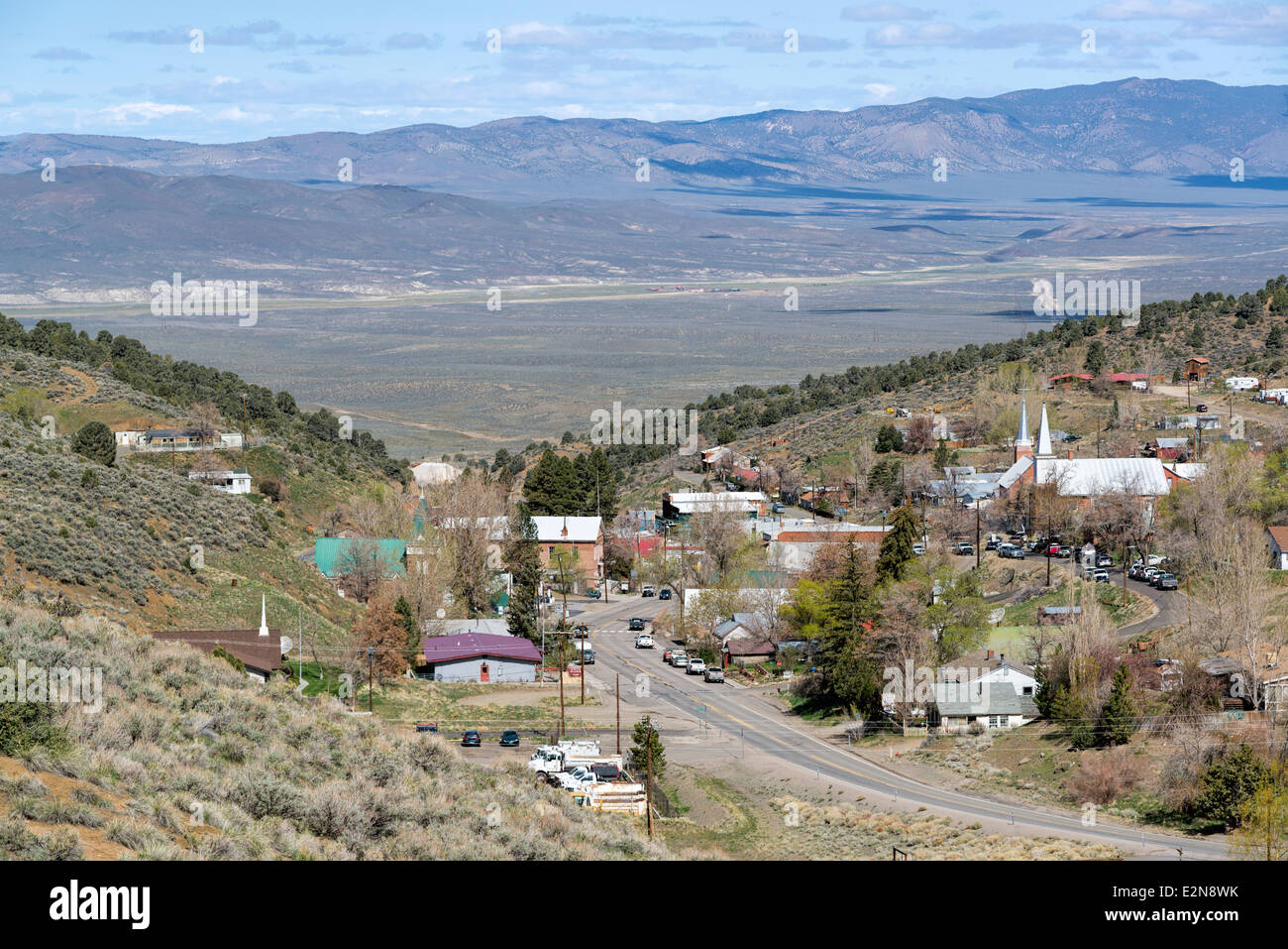 The historic mining town of Austin, Nevada Stock Photo, Royalty Free Image 70538767 Alamy