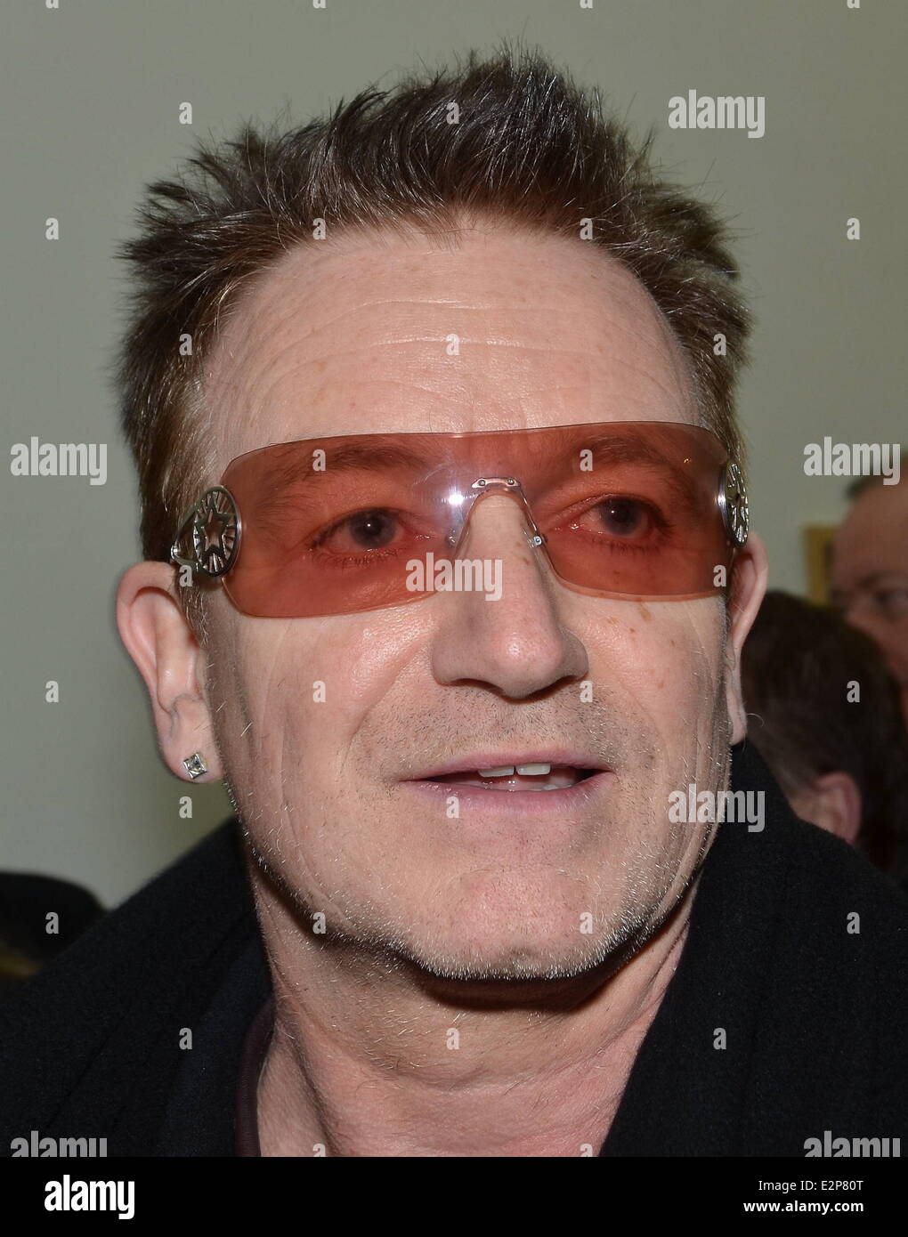Download preview image - u2-members-bono-and-the-edge-at-the-kerlin-gallery-to-support-their-E2P80T