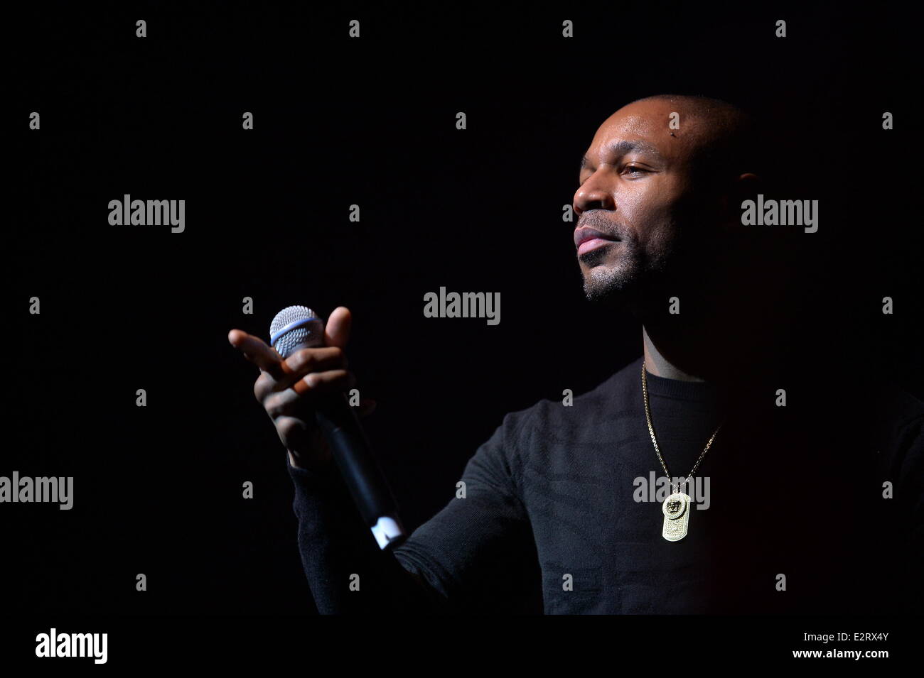 Singersongwriter and producer Tank performs at the '2nd Annual Stock