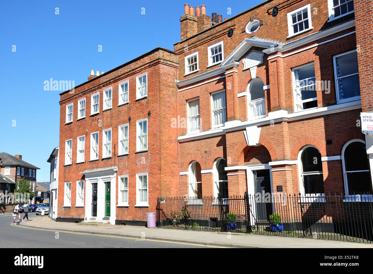 Curfew House, Windsor Street, Chertsey, Surrey, England, United Stock