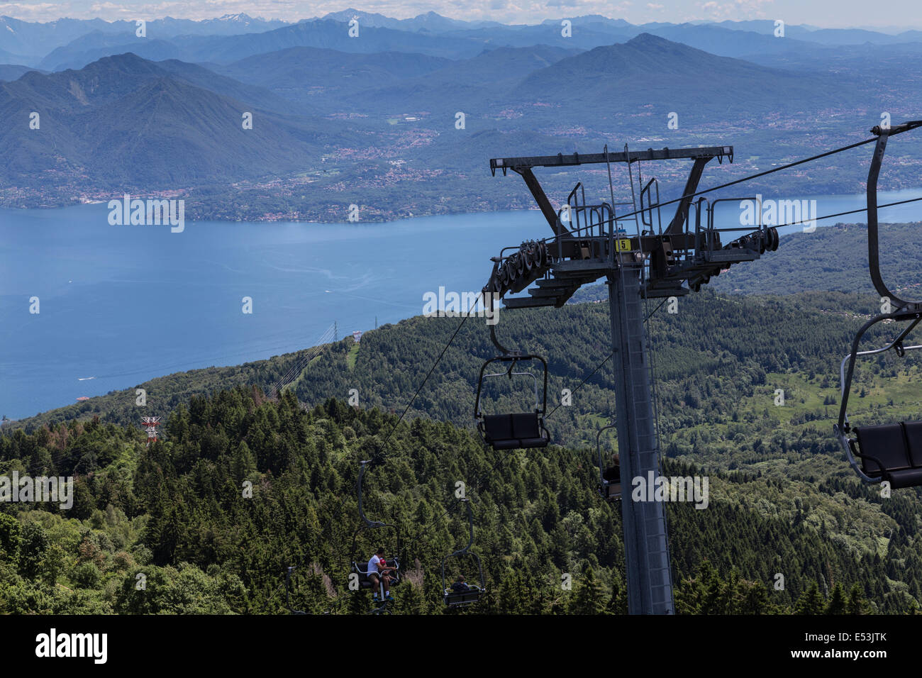 Summit Chair Lift chair lift at the summit of mottarone lake maggiore italy with Summit Chair Lift chair lift at the summit of mottarone lake maggiore italy with