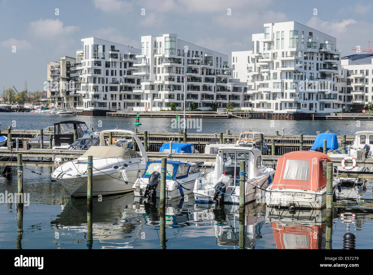 Havneholmen, modern apartment houses, Copenhagen, Denmark Stock Photo