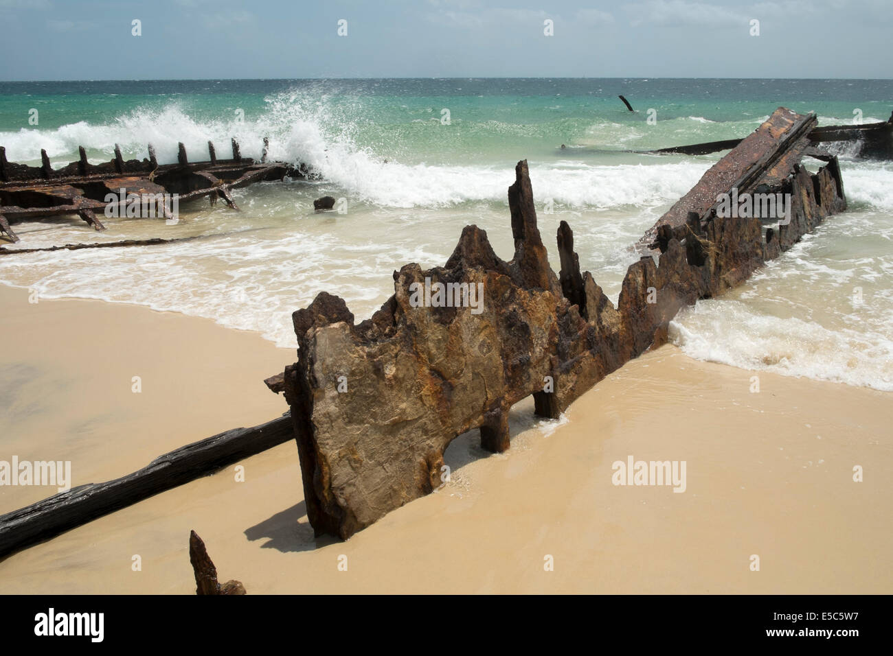 Bulwer Wrecks, Moreton Island Stock Photo, Royalty Free Image 72182803