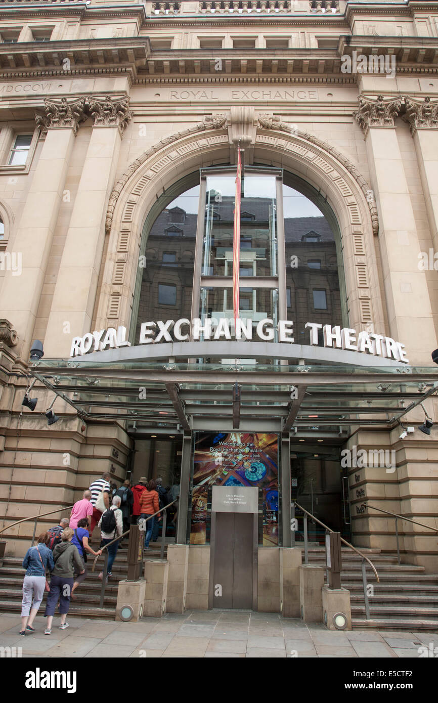 Exterior Manchester Uk Exterior Facade of Royal Exchange Theatre, Manchester, England, UK