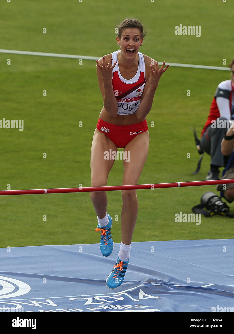 ISOBEL POOLEY WINS SILVER HIGH JUMP HIGH JUMP SCOTSTOUN SPORTS CAMPUS