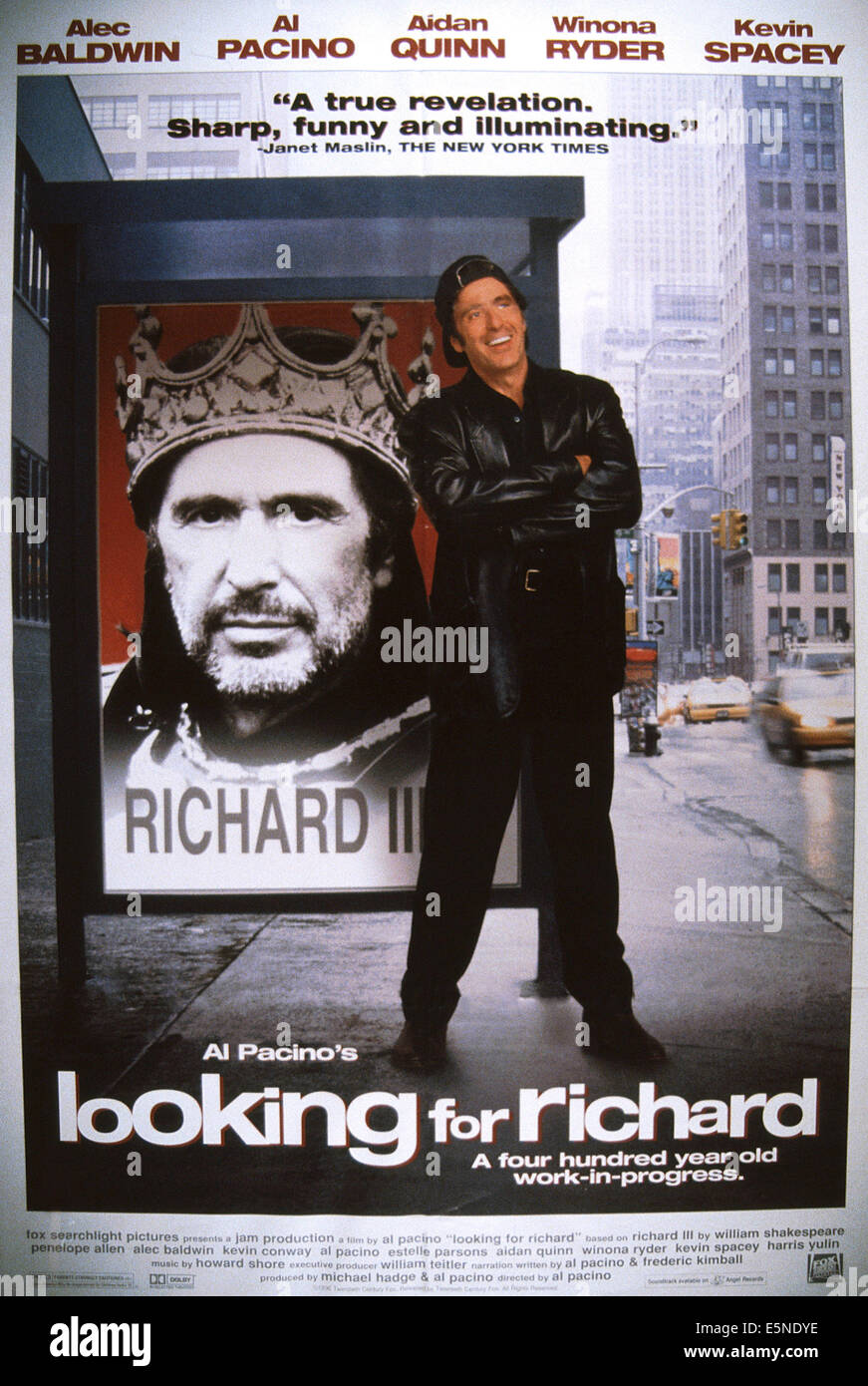 a comparison of looking for richard by al pacino and richard iii by william shakespeare Shakespeare’s king richard iii and al pacino’s 1996 documentary ‘looking for richard’ enhance a deeper understanding of ambition and identity through depicting explicit connections between each text and their audience. a comparison of looking for richard by al pacino and richard iii by william shakespeare Shakespeare’s king richard iii and al pacino’s 1996 documentary ‘looking for richard’ enhance a deeper understanding of ambition and identity through depicting explicit connections between each text and their audience.