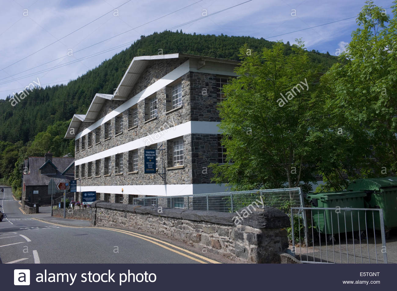 Trefriw Woollen Mill, Trefriw, Conwy, North Wales, UK. The mill has