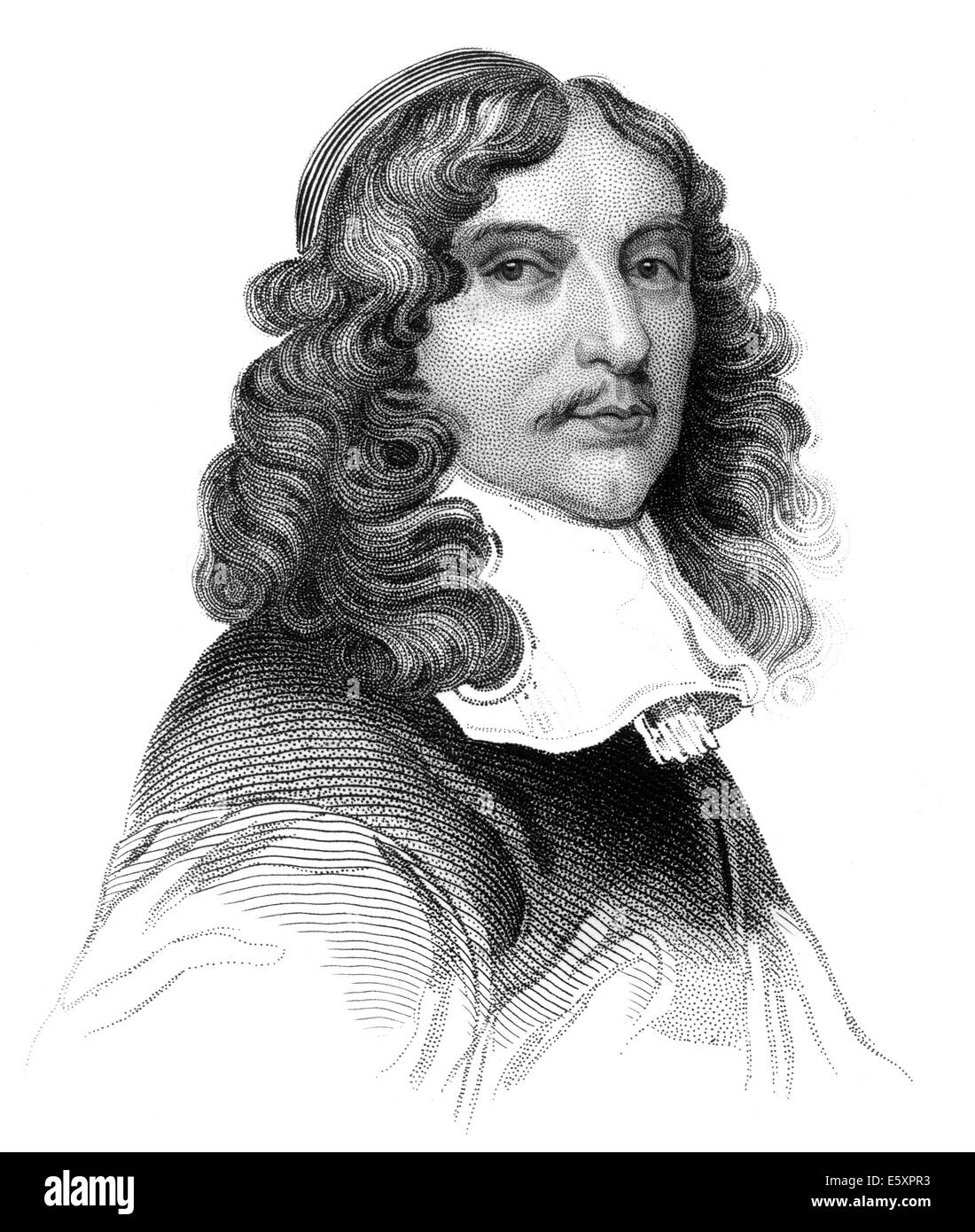 Andrew Marvell, 16211678, an English metaphysical poet and Stock Photo