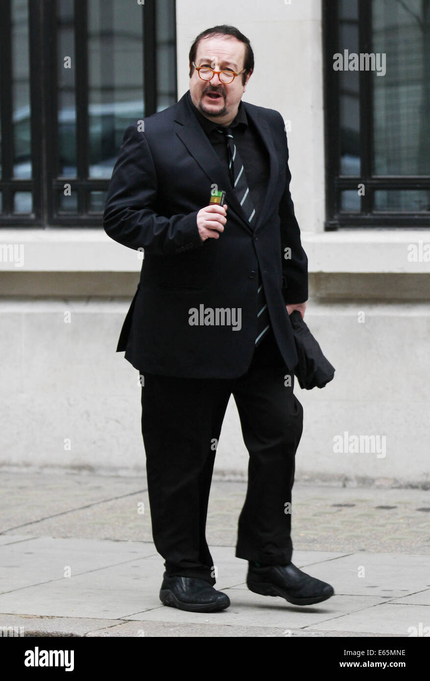 London, UK, 15th August 2014. Steve Wright seen at the BBC studios in