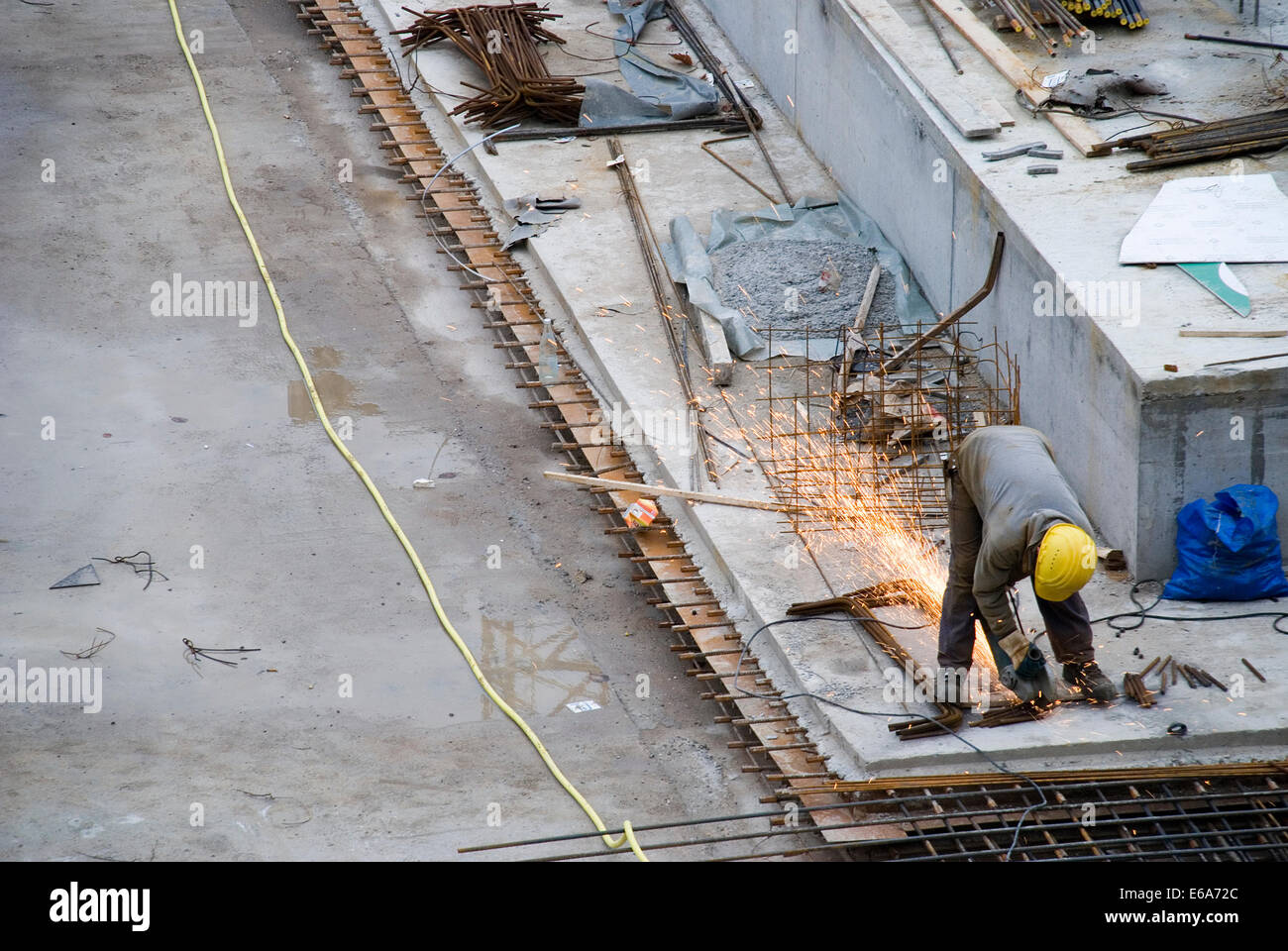 job,profession,building construction,construction site Stock Photo