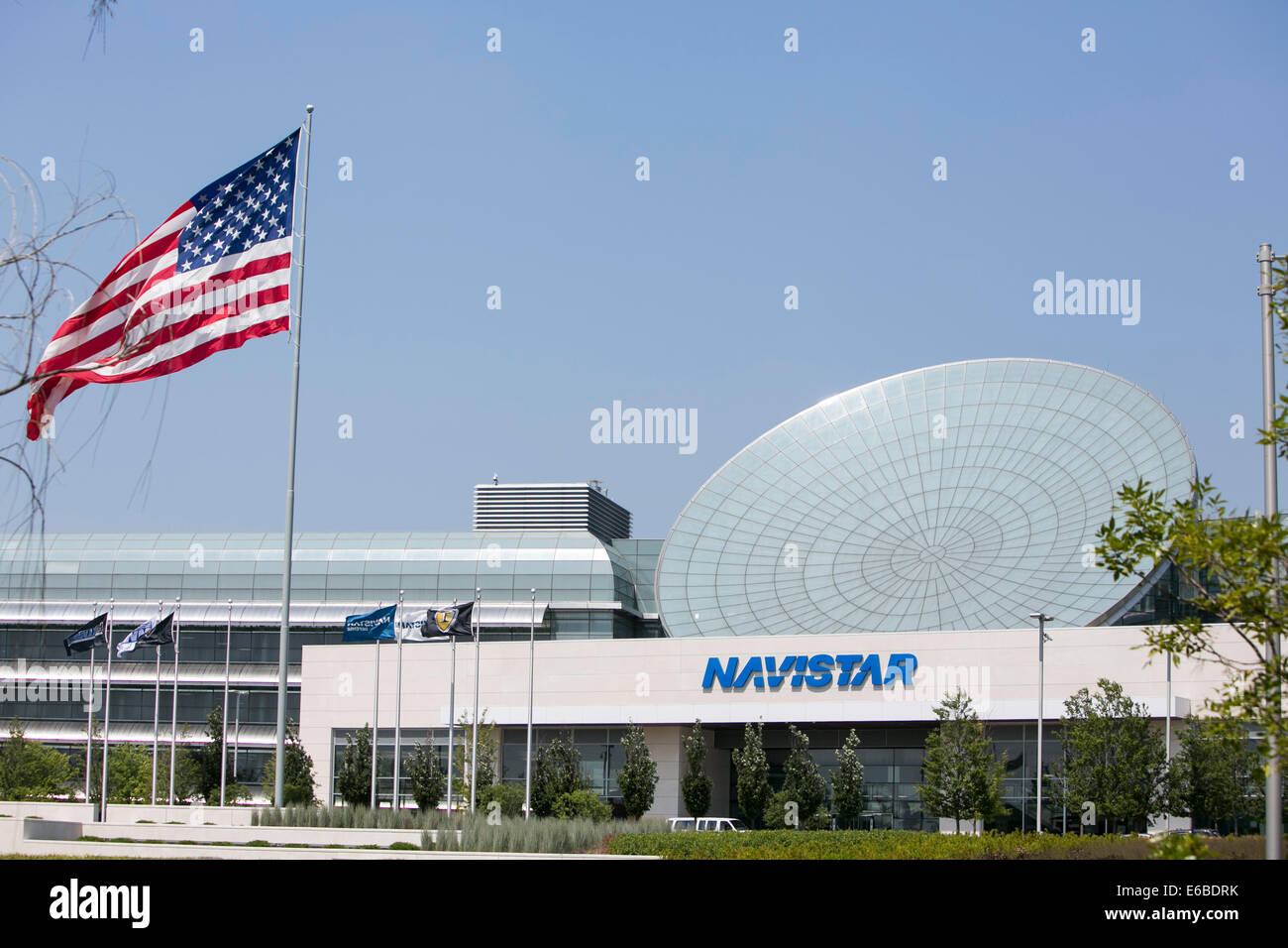 The headquarters of Navistar in Lisle, Illinois Stock Photo, Royalty
