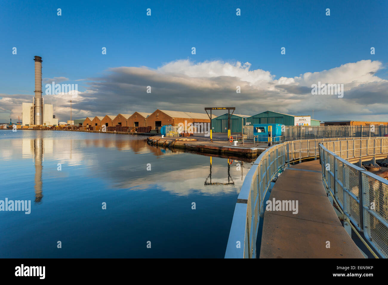 Shoreham Harbour, Southwick, West Sussex, England Stock Photo, Royalty
