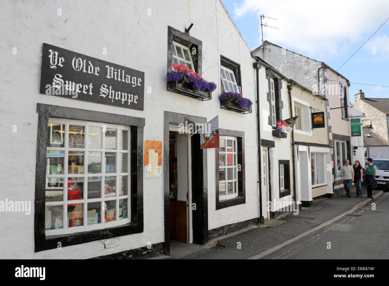 Ye Old Village sweet shoppe Ingleton, North Yorkshire, England, UK