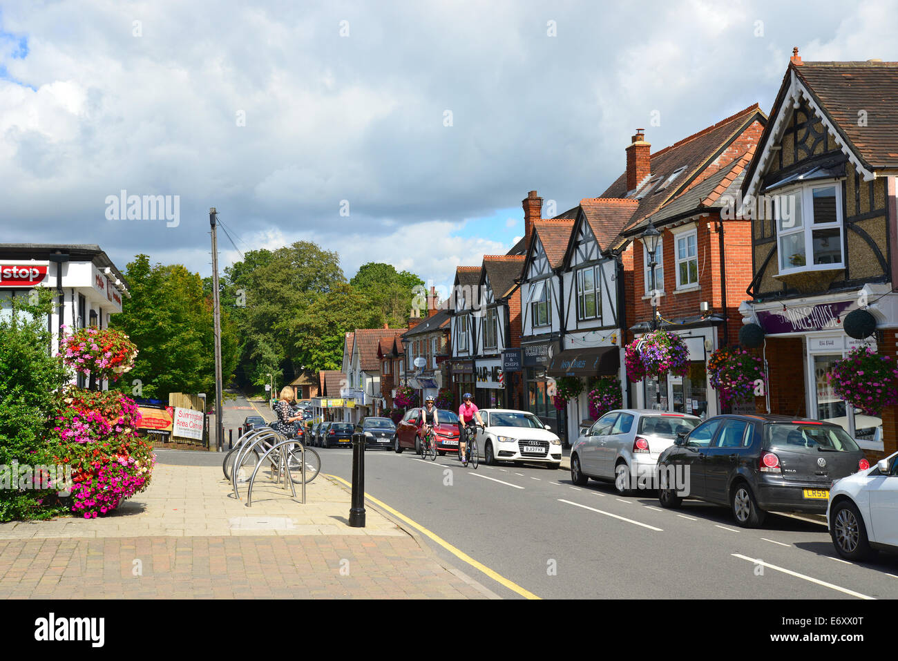 High Street, Sunninghill, Berkshire, England, United Kingdom Stock