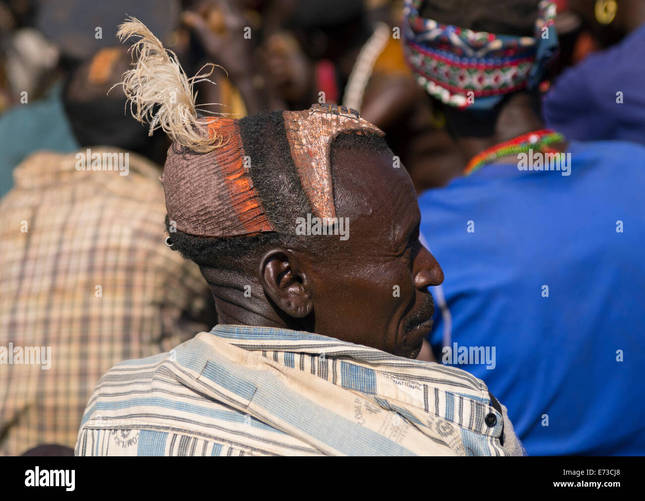 Mourning Ceremony In Hamer Tribe Turmi Omo Valley Ethiopia Stock