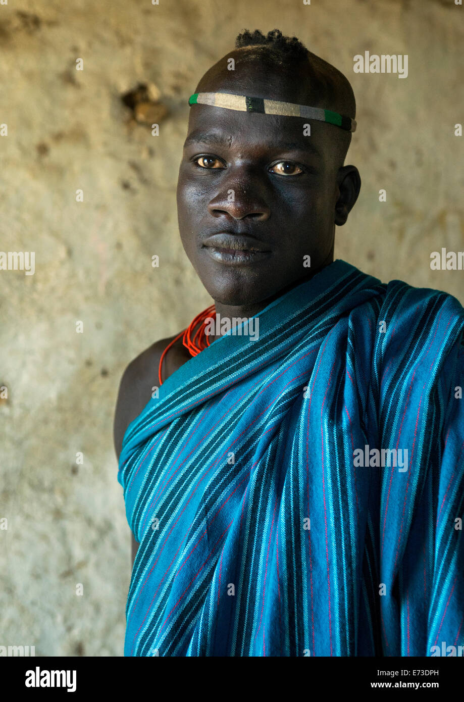 Mursi Tribe Warrior Hail Wuha Village Ethiopia Stock Photo Alamy