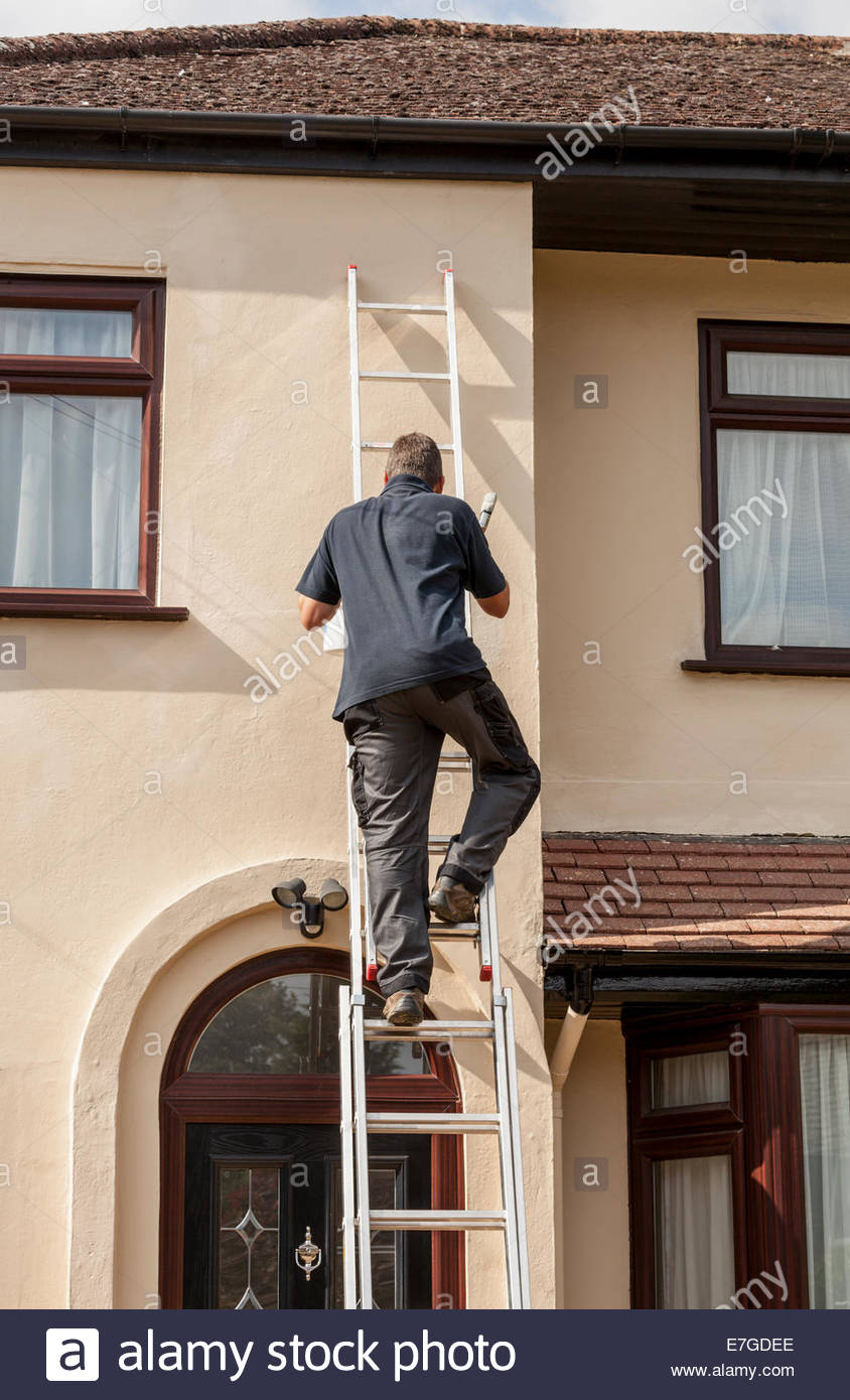 Man climbing ladder Stock Photo, Royalty Free Image 73505894 Alamy