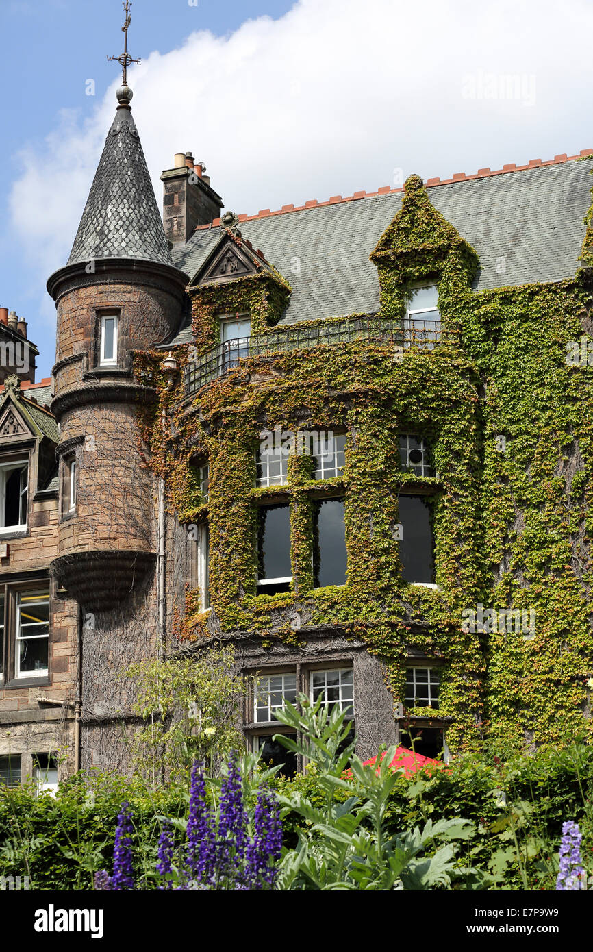 Victorian Gothic House an ivy clad, victorian gothic house at edinburgh zoo stock photo Victorian Gothic House an ivy clad, victorian gothic house at edinburgh zoo stock photo