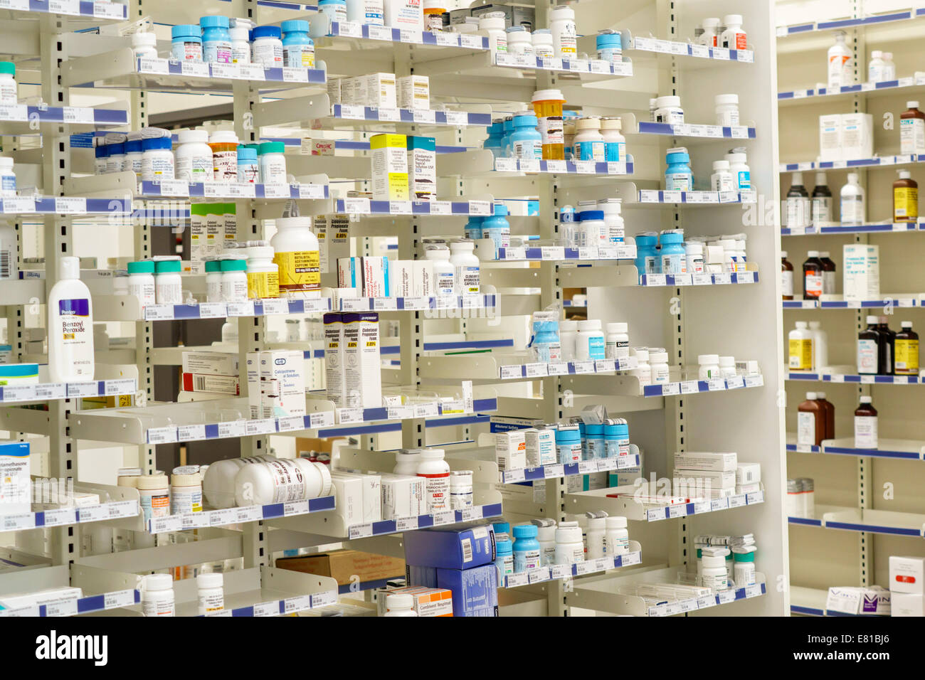 Miami Beach Florida Walgreens sale display organized pharmacy drugs