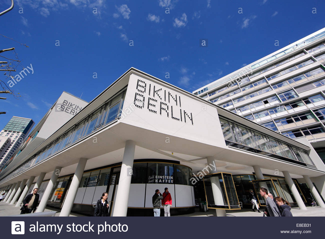 Berlin germany the bikini house as a shopping mall in budapest street