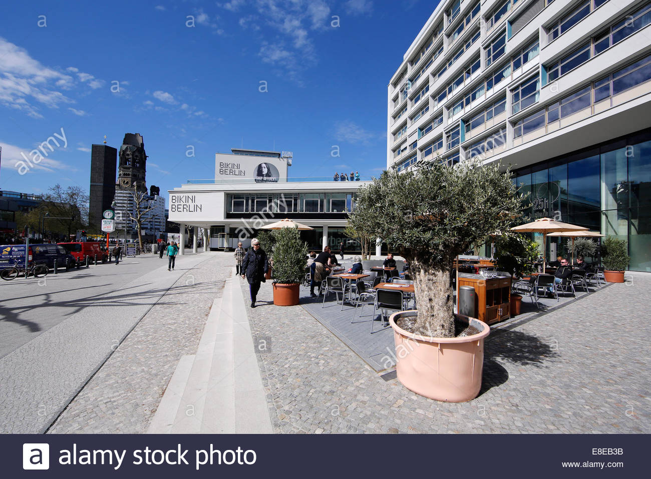 Berlin germany the bikini house as a shopping mall in budapest street