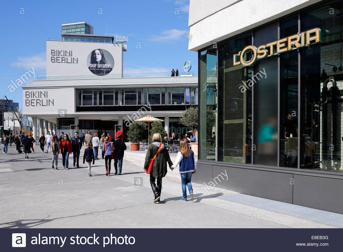 Berlin germany the bikini house as a shopping mall in budapest street