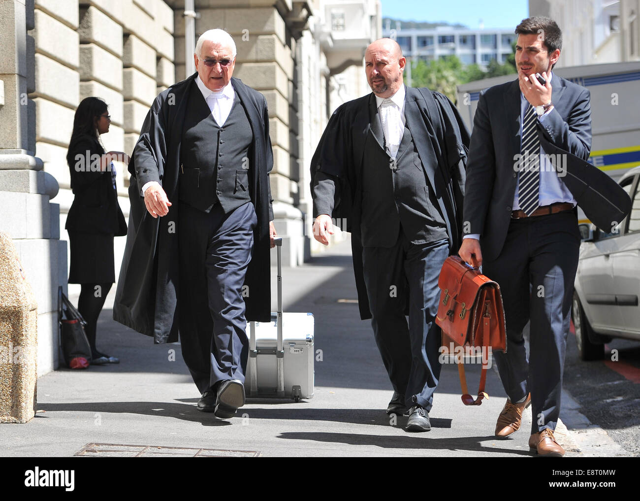 Cape Town, South Africa. 13th Oct, 2014. Advocate Francois van Zyl