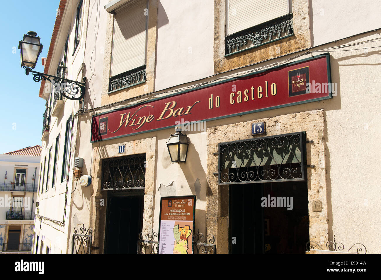 Portugal Lisbon Alfama Wine Bar do Castelo popular venue close to Stock