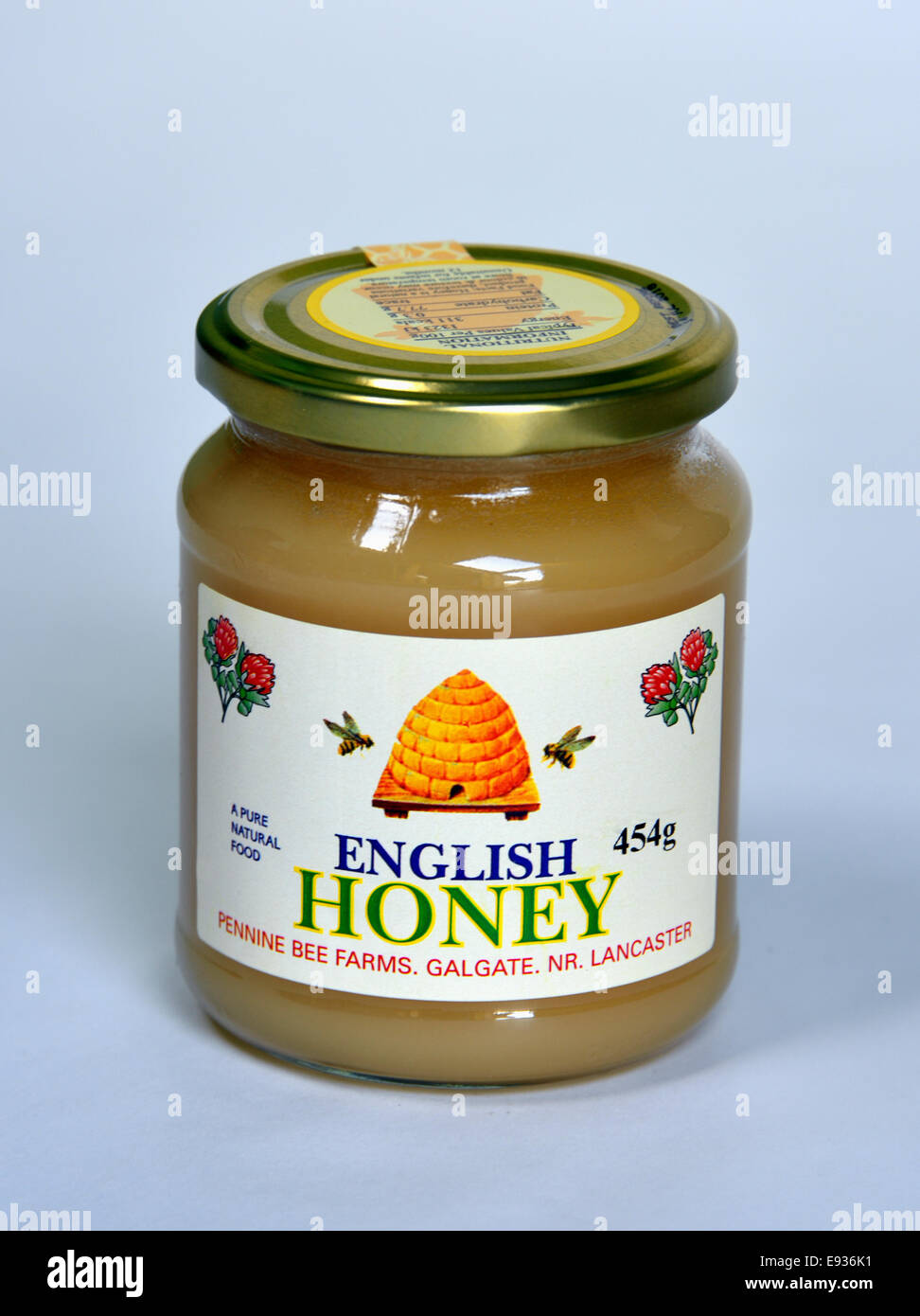 English Honey. Pennine Bee Farms, Galgate, Nr. Lancaster Stock Photo