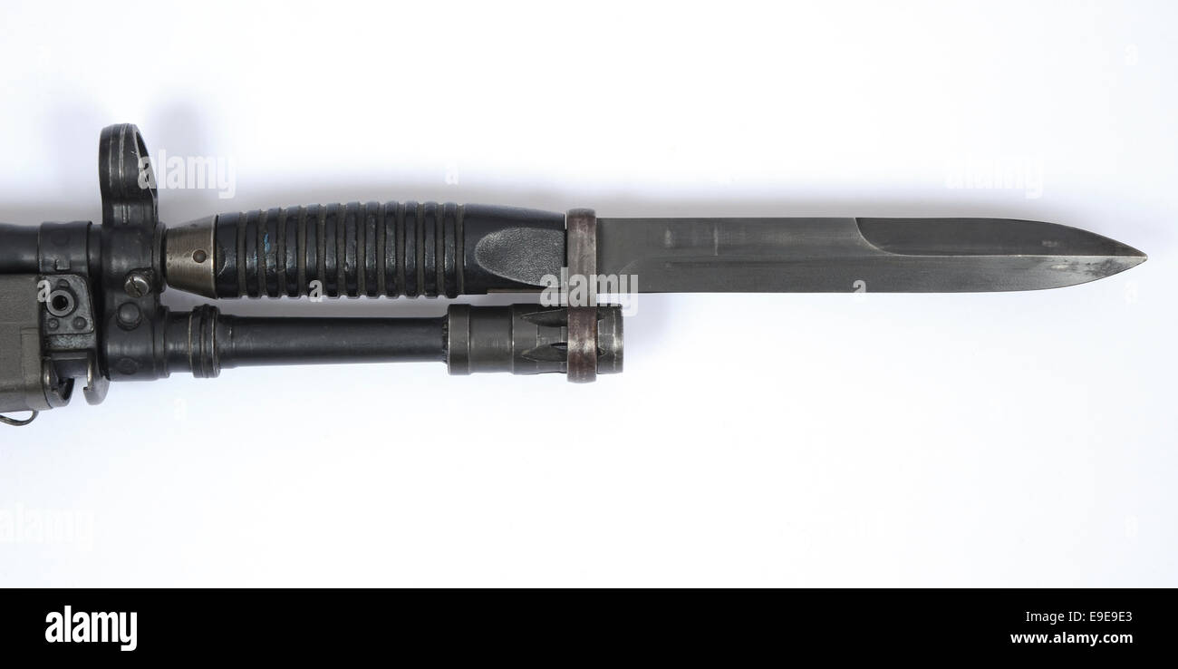 G3 Bayonet Fitted To The G3 Rifle Stock Photo Alamy