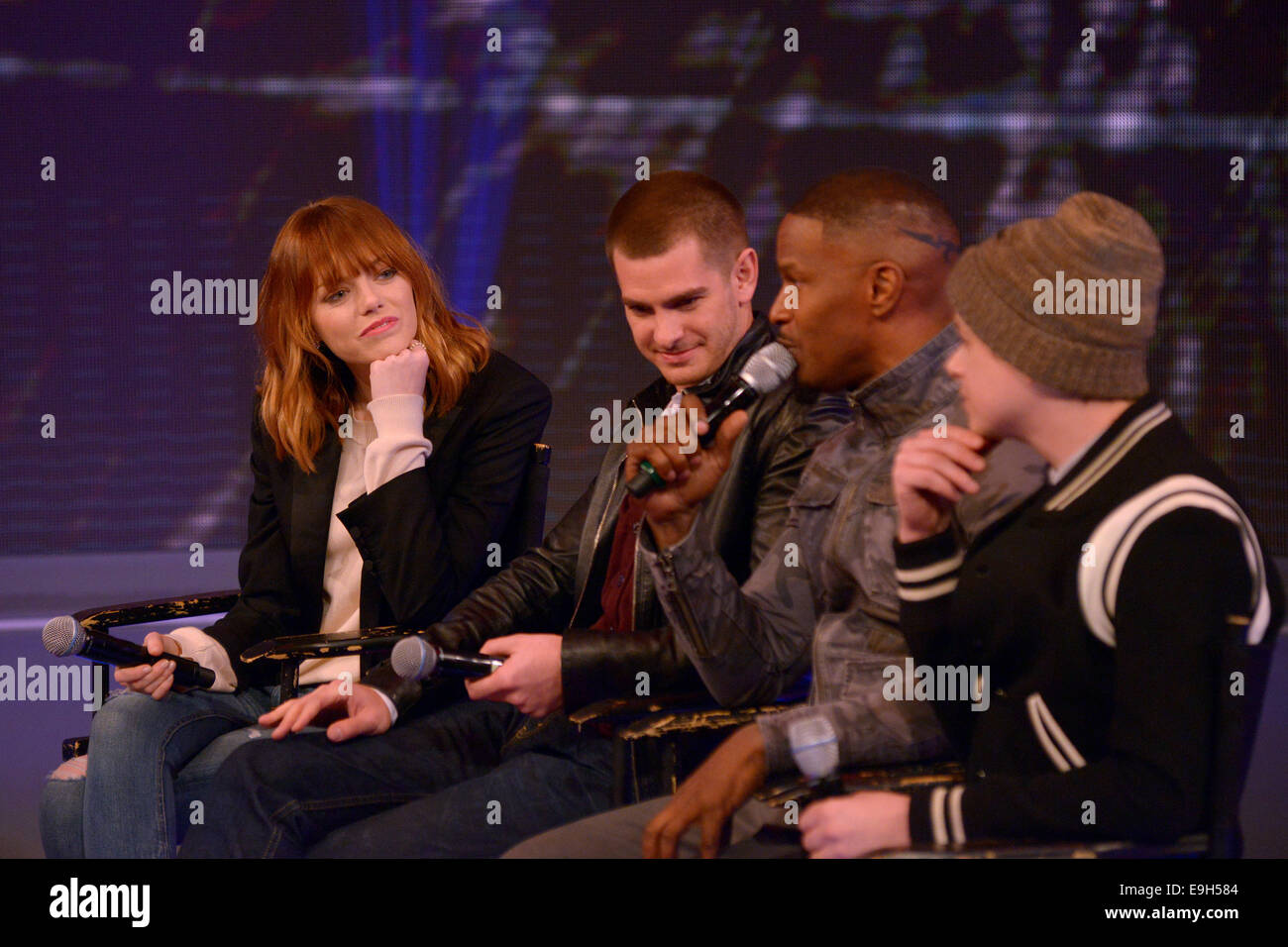 The Cast of 'The Amazing SpiderMan 2' Visit BET's "106 & Park Stock