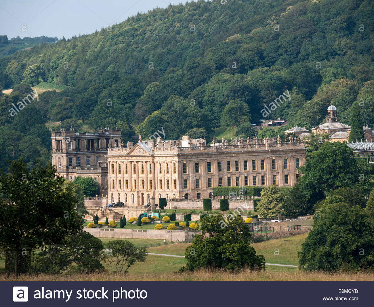 Chatsworth House, Derbyshire, UK, the home of the Duke of Devonshire