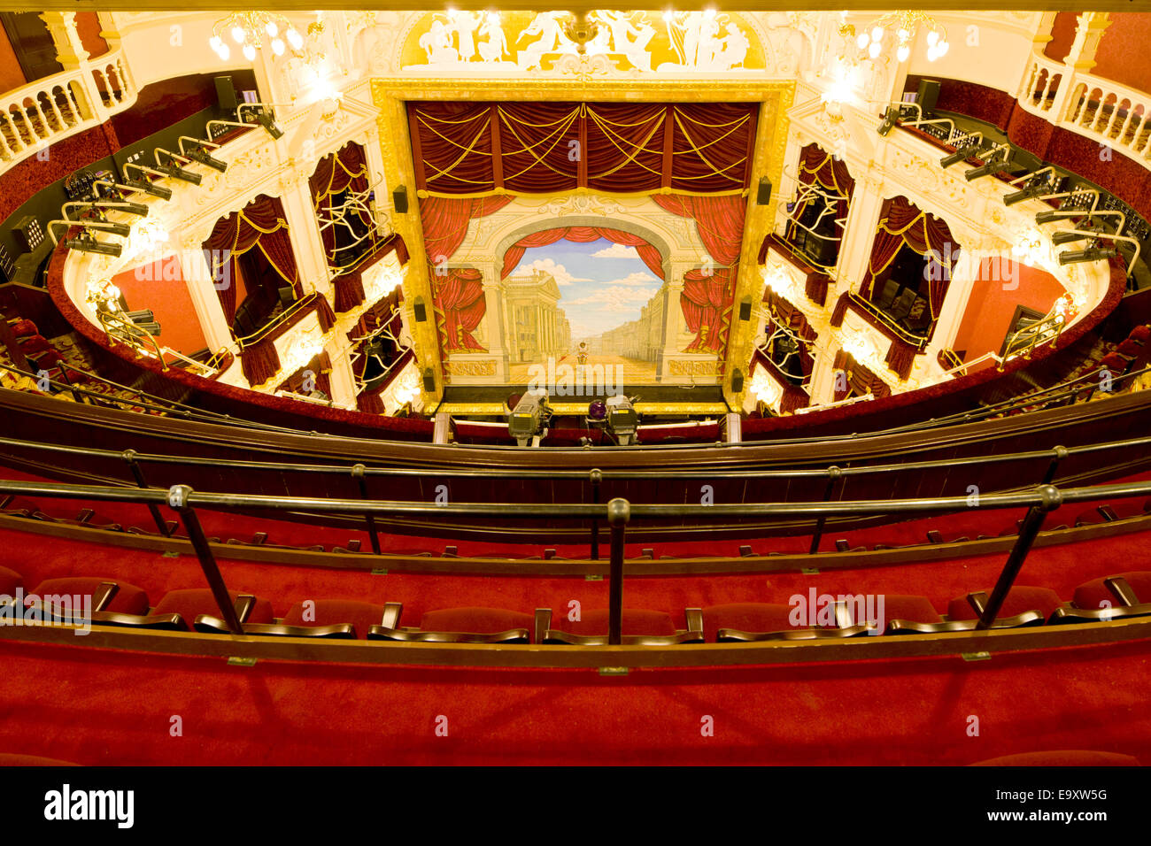 Theatre Royal Newcastle, Gateshead, United Kingdom. Architect Stock