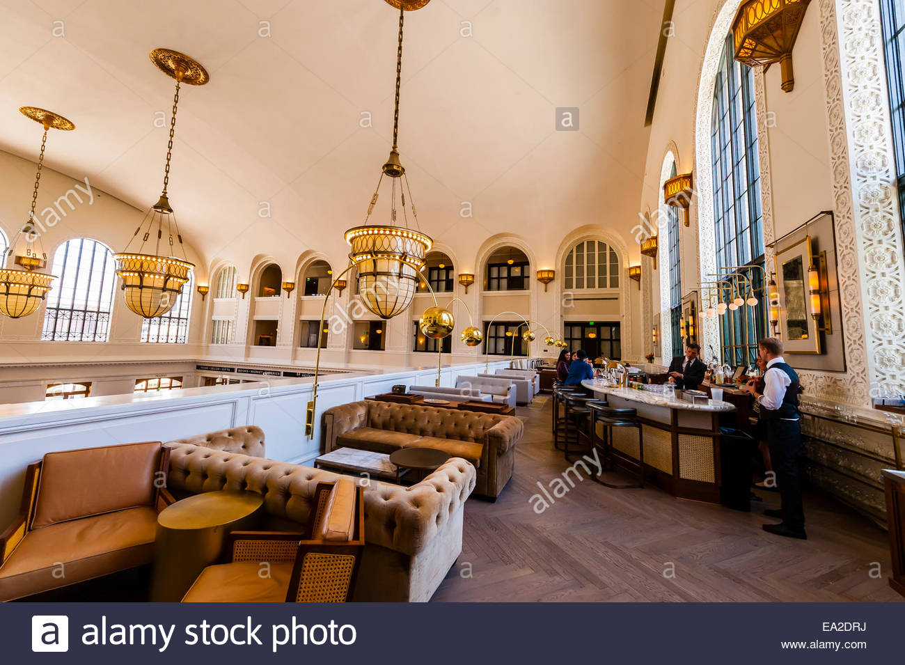 The Cooper Lounge on the mezzanine of the newly renovated Union Stock