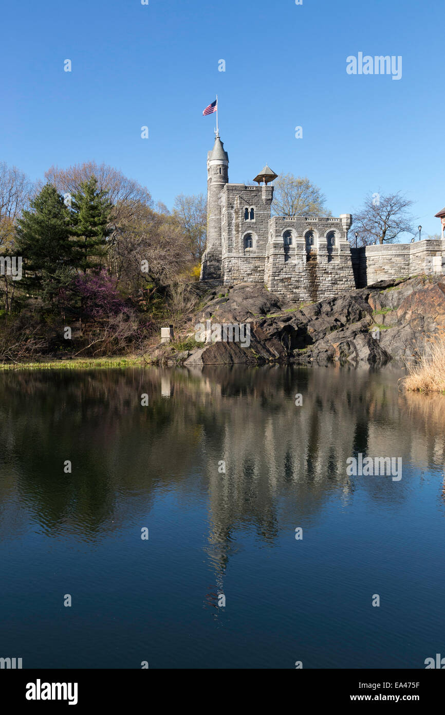 Belvedere Castle, Central Park, NYC Stock Photo, Royalty Free Image