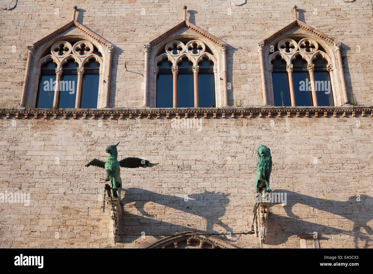 Palazzo Dei Priori Perugia Umbria Italy Stock Photo Alamy