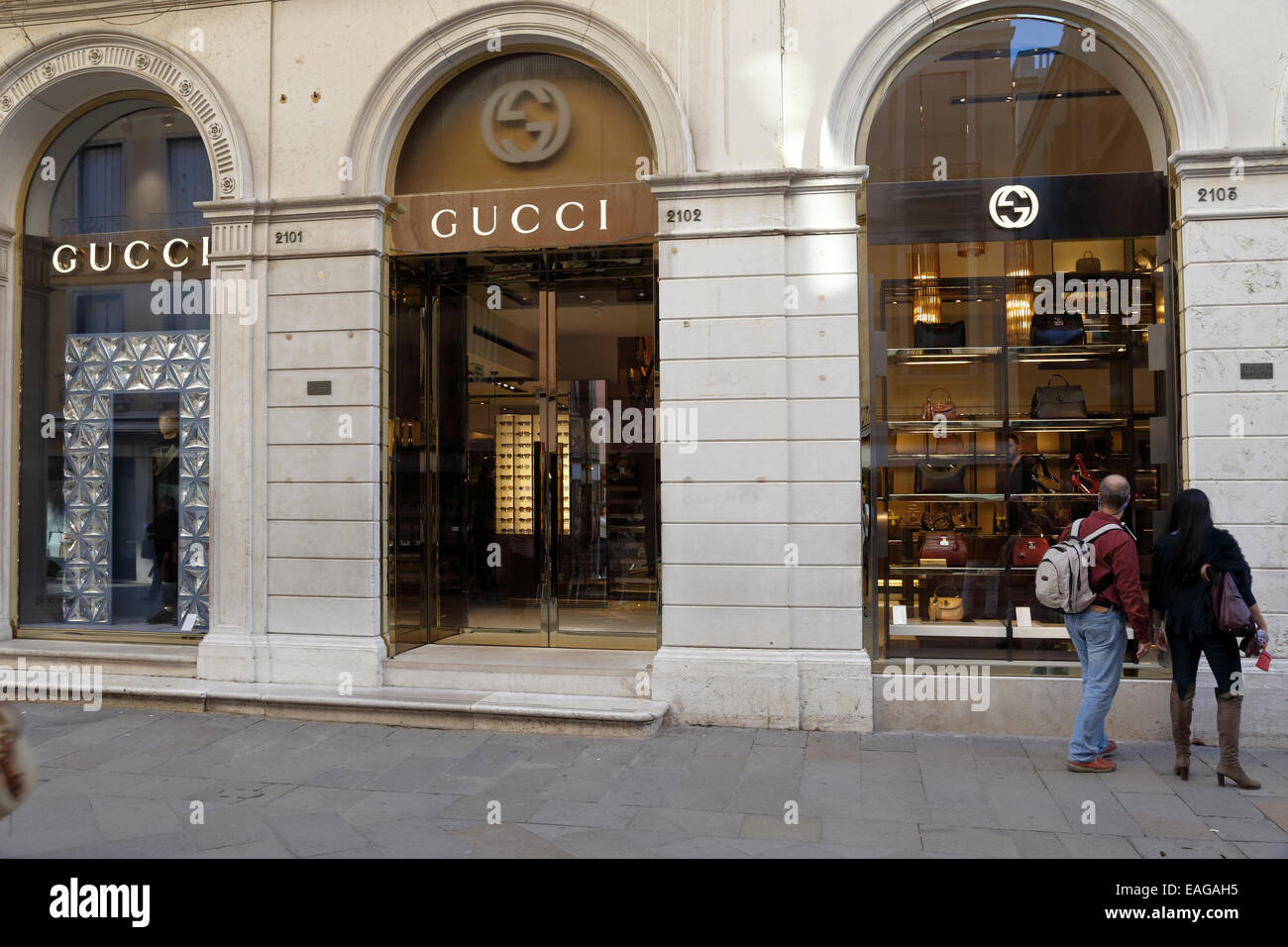 The Gucci store in Venice, Italy Stock Photo, Royalty Free Image: 75347585 - Alamy
