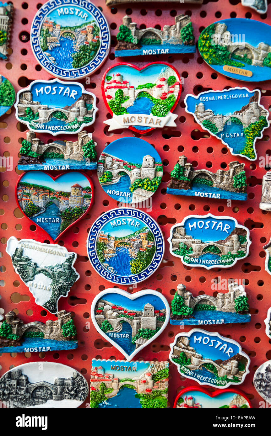 mostar in bosnia and hercegovina badges for sale in tourist souvenir stock photo royalty free mostar in bosnia and hercegovina badges for sale in tourist souvenir stock photo royalty free