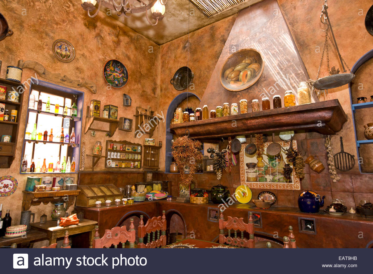 Old Fashioned Kitchen casa canela restaurant's old fashioned kitchen dining room stock Old Fashioned Kitchen casa canela restaurant's old fashioned kitchen dining room stock