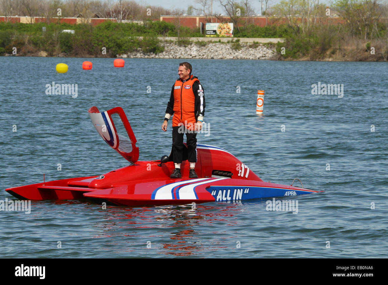 Hydroplane Boat Fails race boat driver awaits a tow line when hydroplane s17 all Hydroplane Boat Fails race boat driver awaits a tow line when hydroplane s17 all