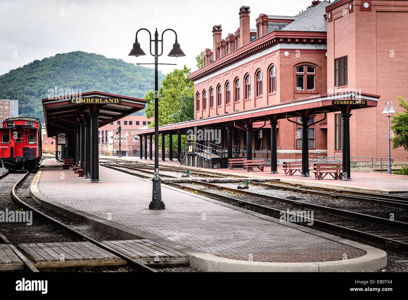 Western Maryland Scenic Railroad Depot, Cumberland, Maryland Stock