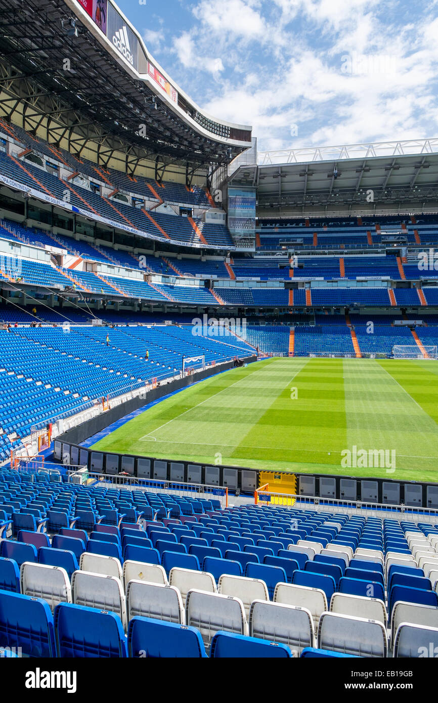 MADRID, SPAIN-AUGUST 18: Santiago Bernabeu Stadium of Real ...