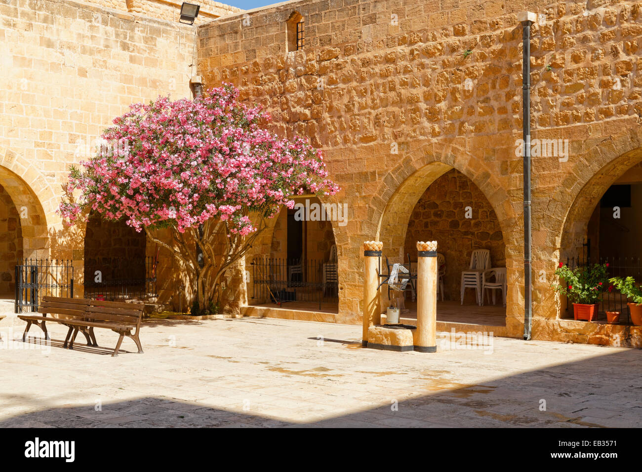 Courtyard, Zafaran Monastery, Deyrulzafaran Manastırı ...